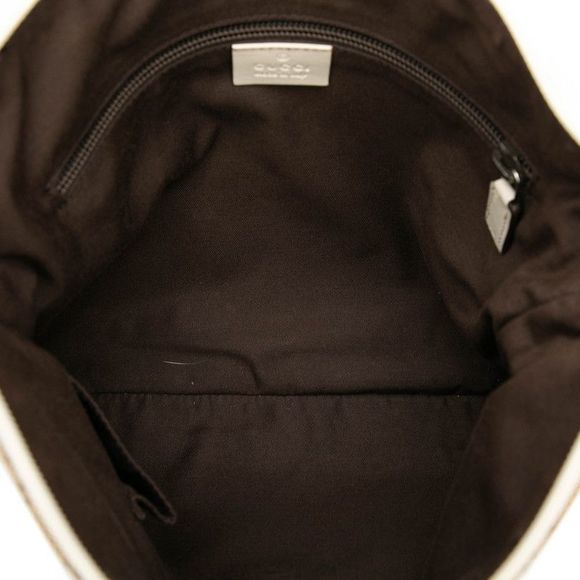 Gucci GG Canvas 145857 Beige Ivory Canvas Leather Women's Gucci - Picture 5 of 7